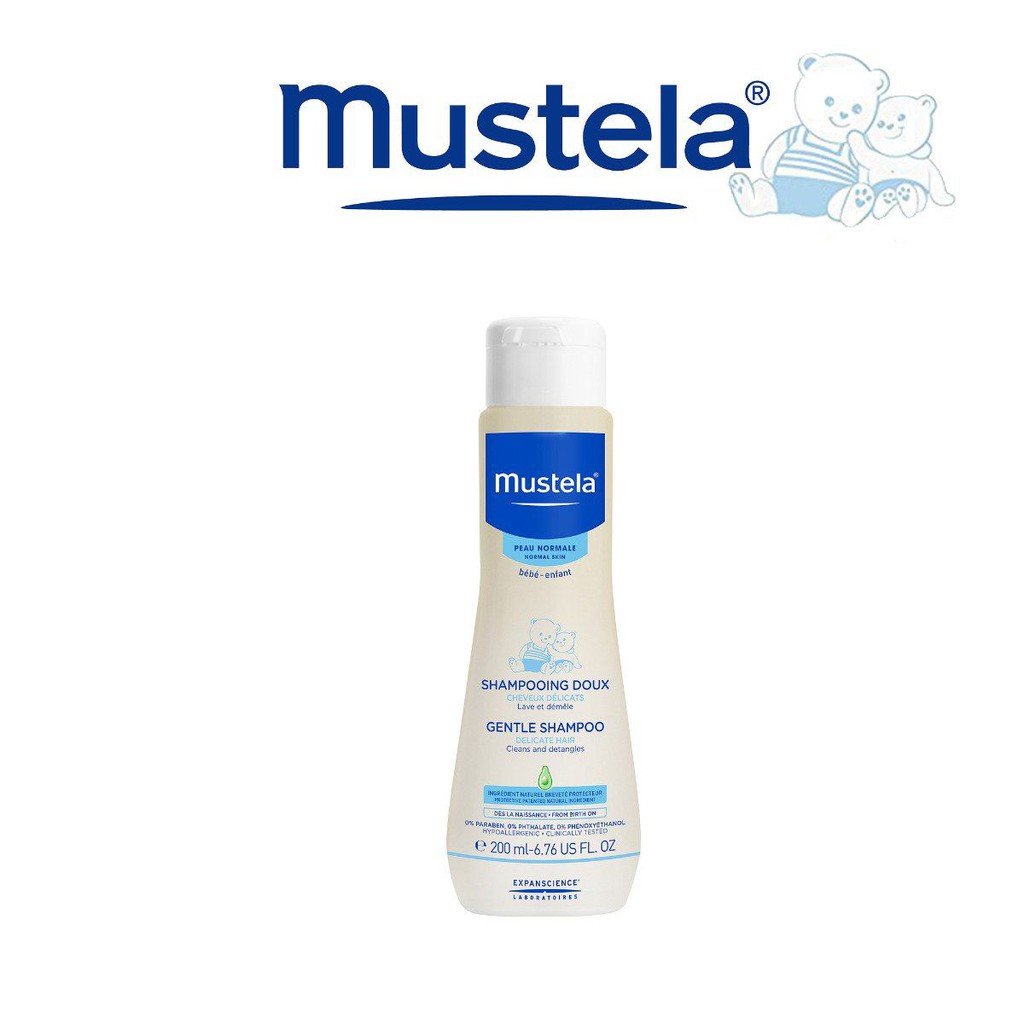 Mustela Dầu gội Gentle Shampoo cho bé - 200ml