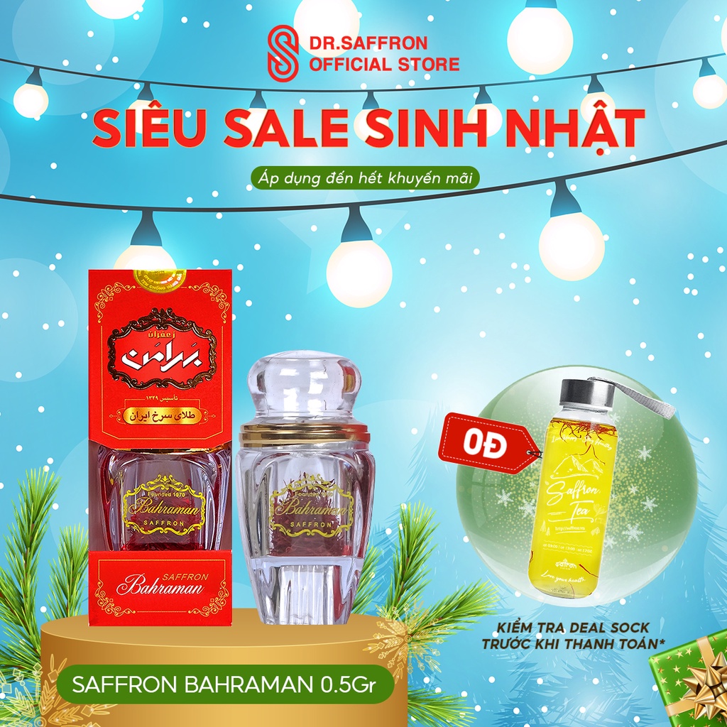 Nhụy hoa nghệ tây SAFFRON BAHRAMAN 0,5Gr | BigBuy360 - bigbuy360.vn