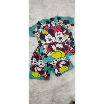 Bộ tay ngắn quần đùi thun lạnh thái cho bé trai/gái