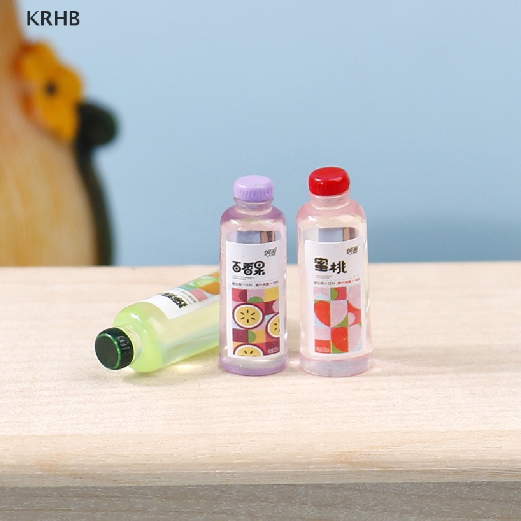 3 Chai Nước Ép Trái Cây Trang Trí Nhà Búp Bê 1: 12 Mới