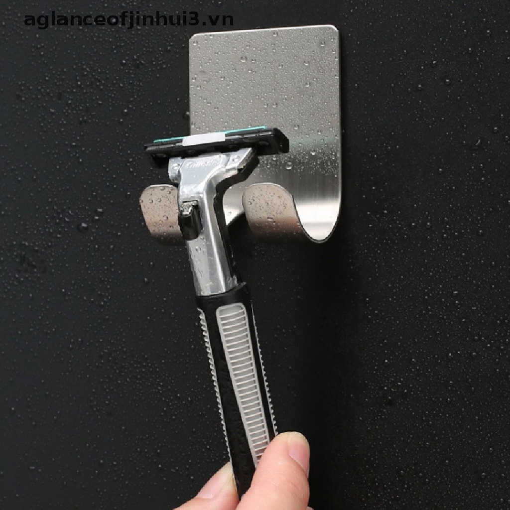 Giá Đỡ Dao Cạo Râu Có Móc Treo Tiện Dụng Cho Phòng Tắm