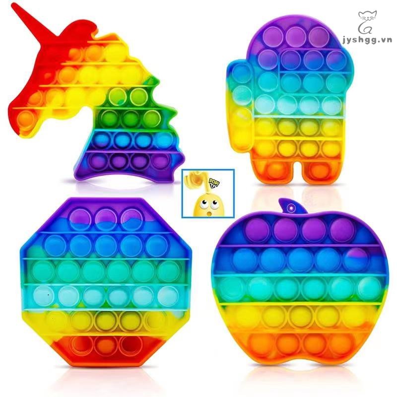 Đồ Chơi Ấn Bong Bóng Pop It Nhỏ Gọn Giúp Giải Tỏa Căng Thẳng Hiệu Quả