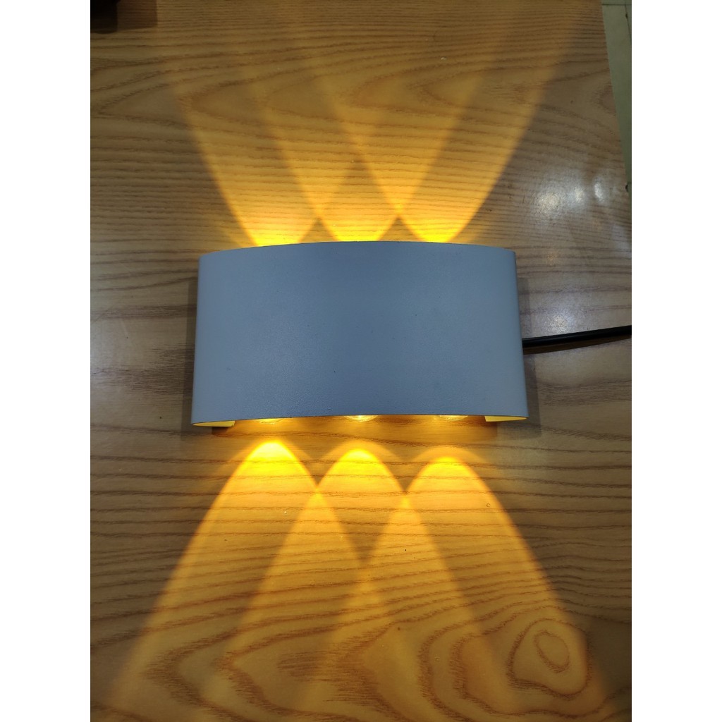 Đèn trang trí hắt tường 2 đầu 6w và 8w - Chống nước IP 68 ( Bảo hành 12 tháng )