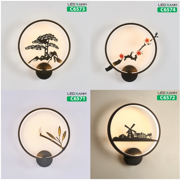 ĐÈN TƯỜNG LED TRANH PHONG CẢNH