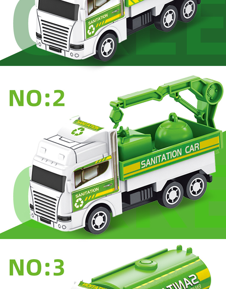 1 Xe Tải Đồ Chơi Mini Bằng Nhựa Màu Ngẫu Nhiên Cho Bé