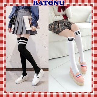 Tất đùi cổ cao phong cách nữ sinh Hàn Nhật TN09