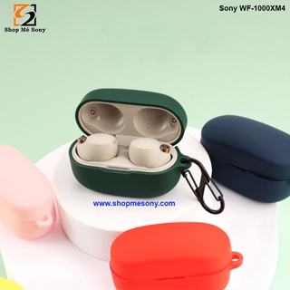 Case ốp silicon cao cấp Sony WF-1000XM4 (Đen/Đỏ/Hồng/Xanh rêu/Xanh bóng đêm)