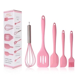 Bộ dụng cụ làm bánh 5 món dùng nấu ăn, trộn bột, trà sữa