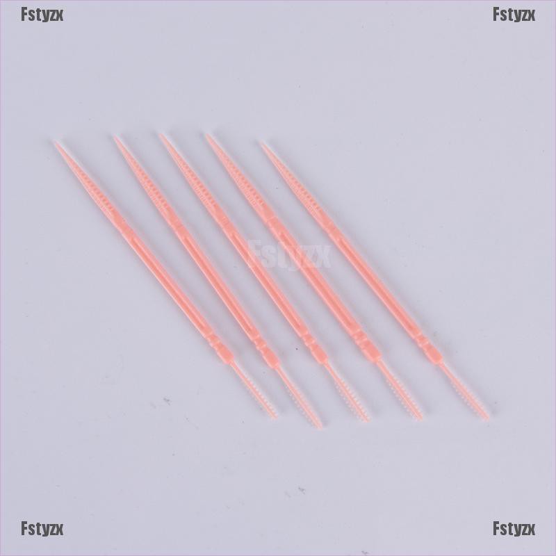 Set 100 Bàn Chải Nhựa 2 Chiều Vệ Sinh Răng Miệng