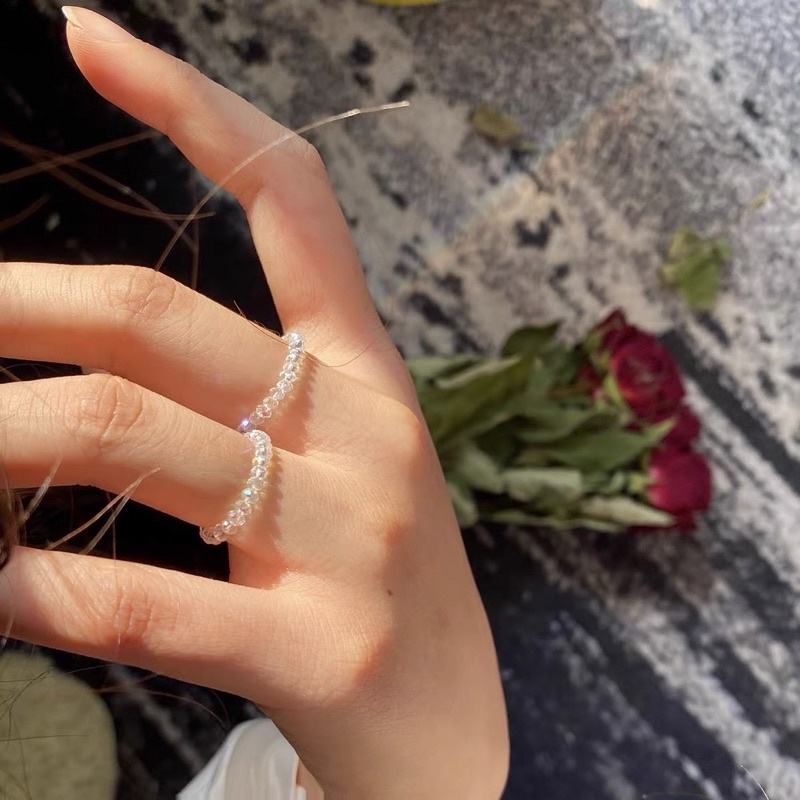 Nhẫn hạt halogam nhỏ xinh ma TR-99