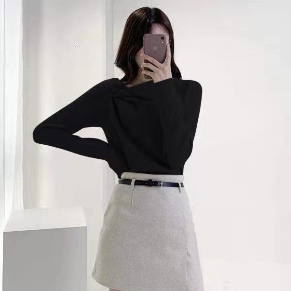 Áo Sơ Mi Tay Dài Cỡ Lớn Thời Trang Mùa Thu Cho Nữ