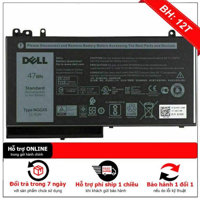 Pin laptop Dell Latitude E5570 E5250 E5270 E5470 JY8D6 954DF47Wh NGGX5  Hàng zin xịn - Original