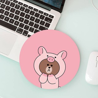Tấm Lót Chuột In Hình Gấu Brown Xinh Xắn