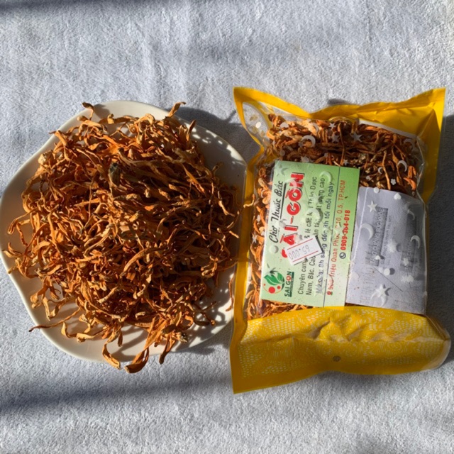  Nấm Đông Trùng Hạ Thảo (Hàng thơm, vàng, đẹp) 100g