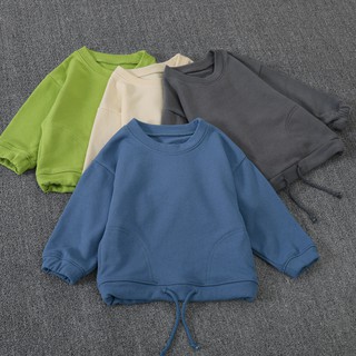 Áo sweater Vải cotton Kiểu Phương Tây Thời Trang Xuân Thu Cho Bé Trai