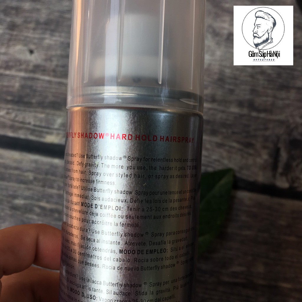 Combo 2 gôm xịt tóc butterfly shadow 320ml