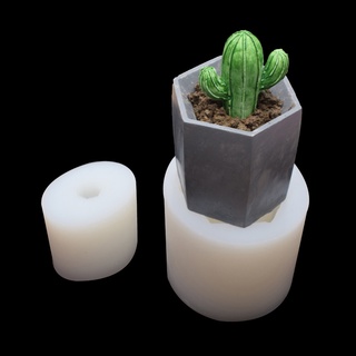 Khuôn silicon Xương Rồng đứng 2 chĩa làm bánh rau câu 3D 4D nhấn xôi