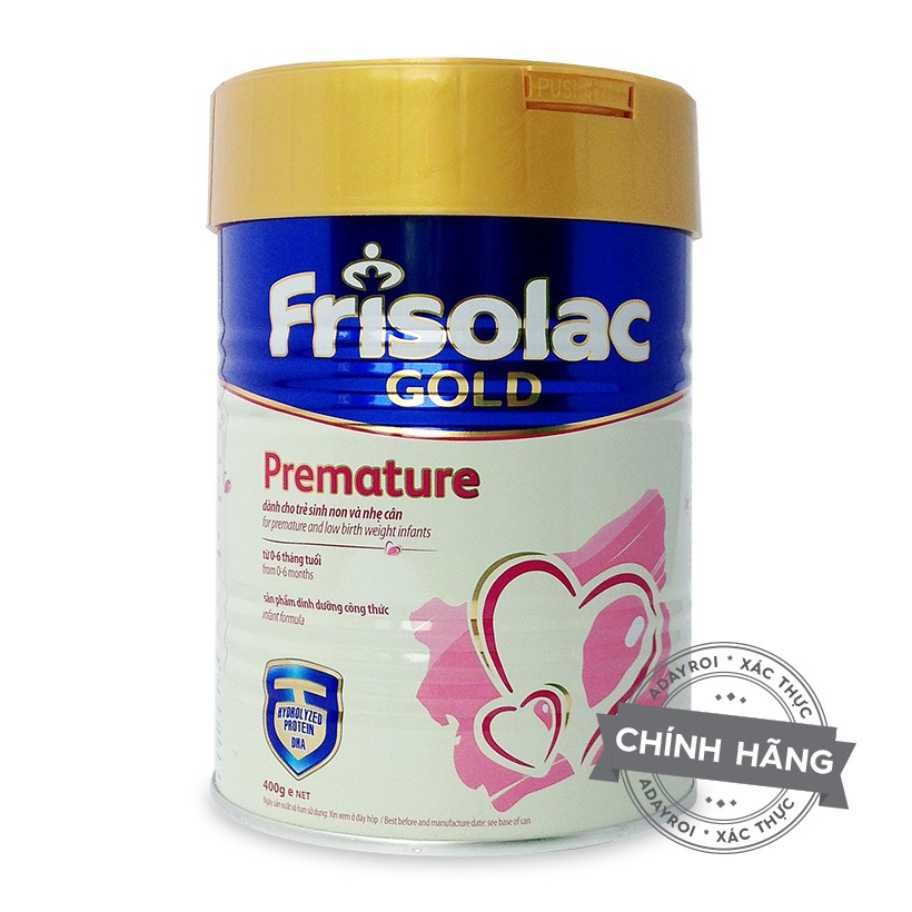 Sữa Frisolac Gold Premature 400g