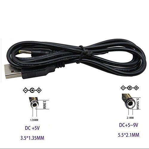 DÂY NGUỒN CỔNG USB RA ĐẦU DC 3.5X1.35MM