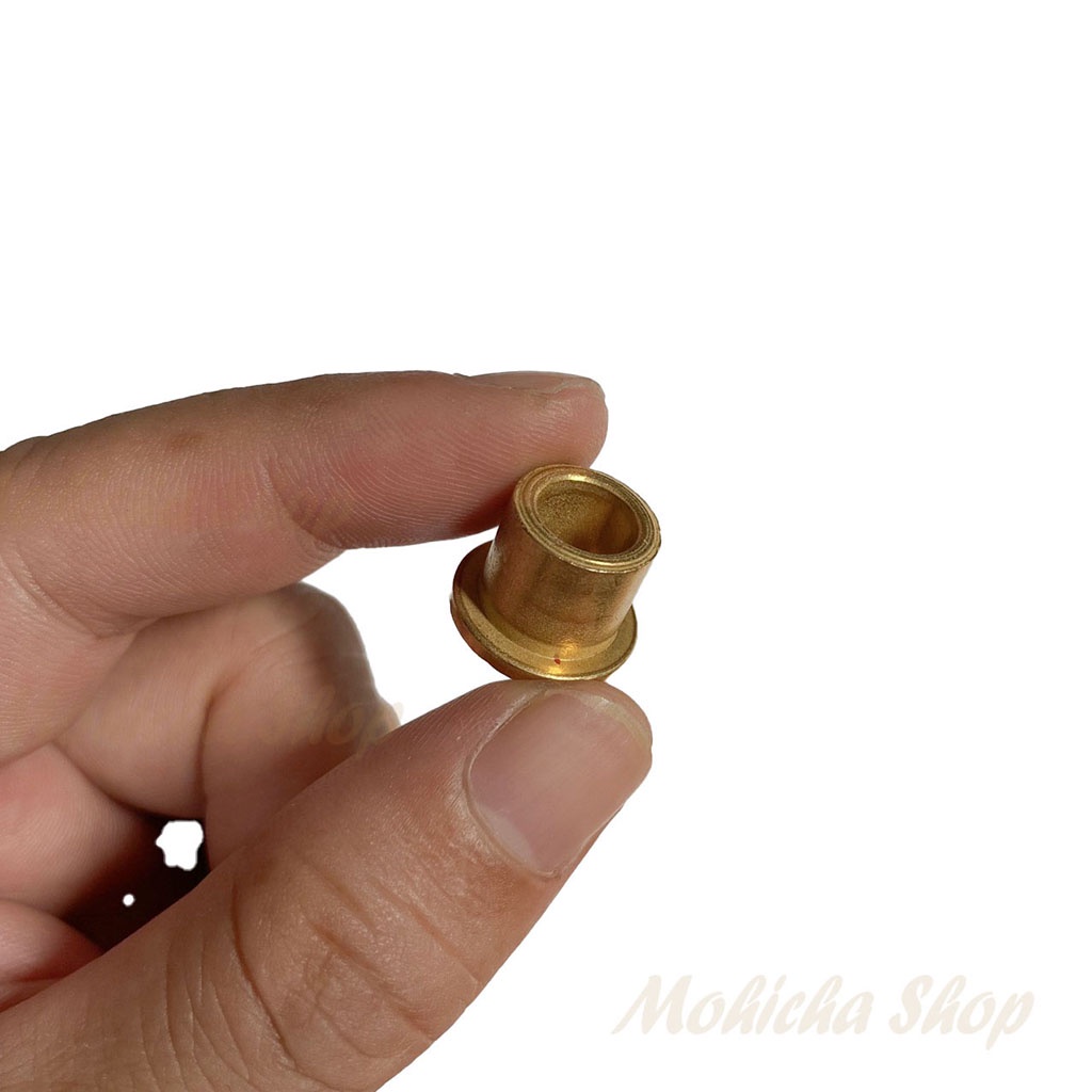 Bạc đồng tự bôi trơn có vành đường kính trong 6mm 8 mm, chiều dài 6/8/10/12/15 mm