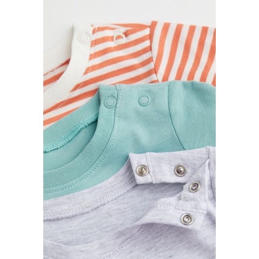 Set 3 áo phông dài tay cho bé trai hàng chính hãng