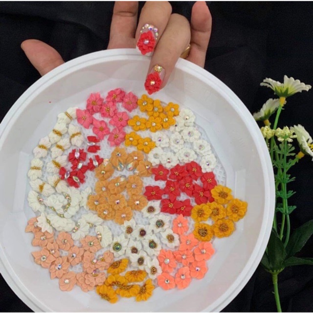 Set hoa bột 25 hoa NN