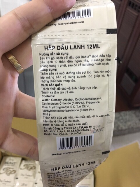 Hấp dầu lạnh dây 12 gói