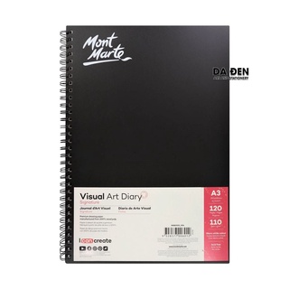 [DA ĐEN] Sổ SketchBook Mont Marte Visual 120tr