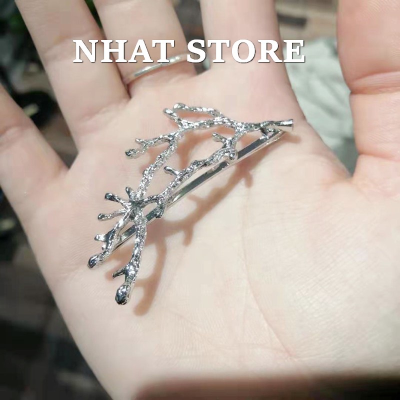 Kẹp mái hình cành cây, phụ kiện tóc cho nữ Nhatstore158
