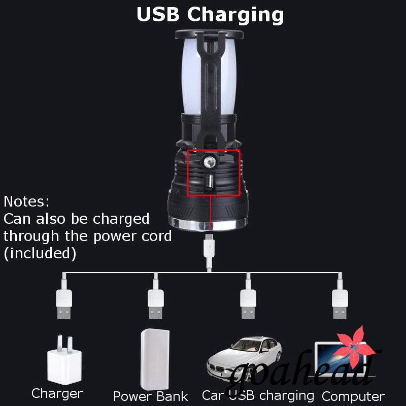 Đèn pin sạc năng lượng mặt trời 18K cho cắm trại