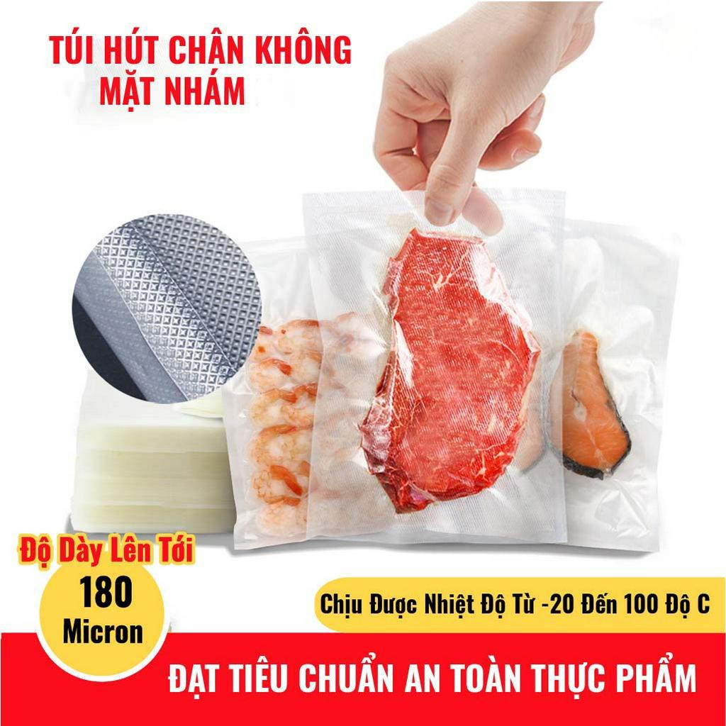 Túi hút chân không TLC 1 mặt trơn 1 mặt nhám
