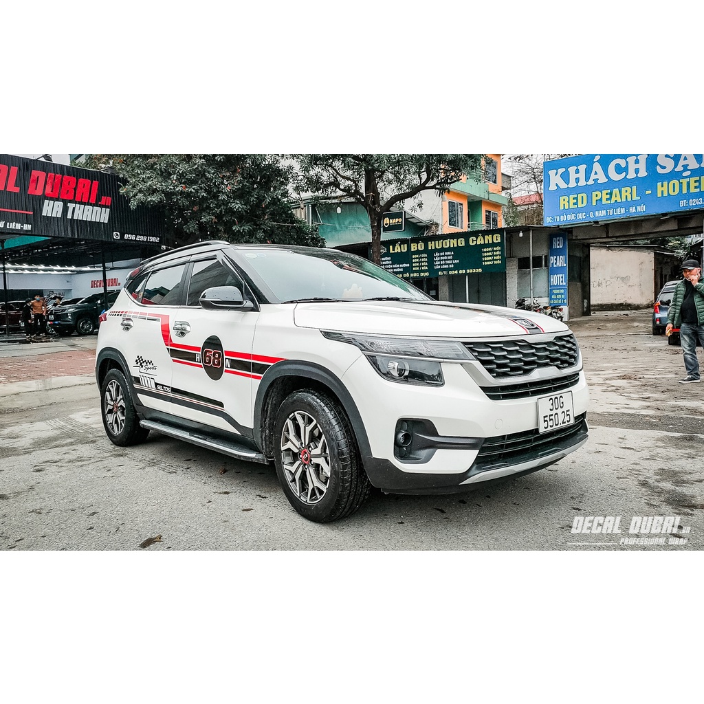 Tem xe Kia seltos phong cách thể thao