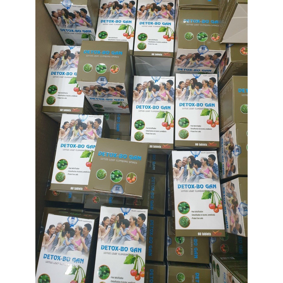Viên uống Detox Bổ Gan Cà Gai Leo Sen Lá giải độc gan, thanh nhiệt mát gan - Hộp 60