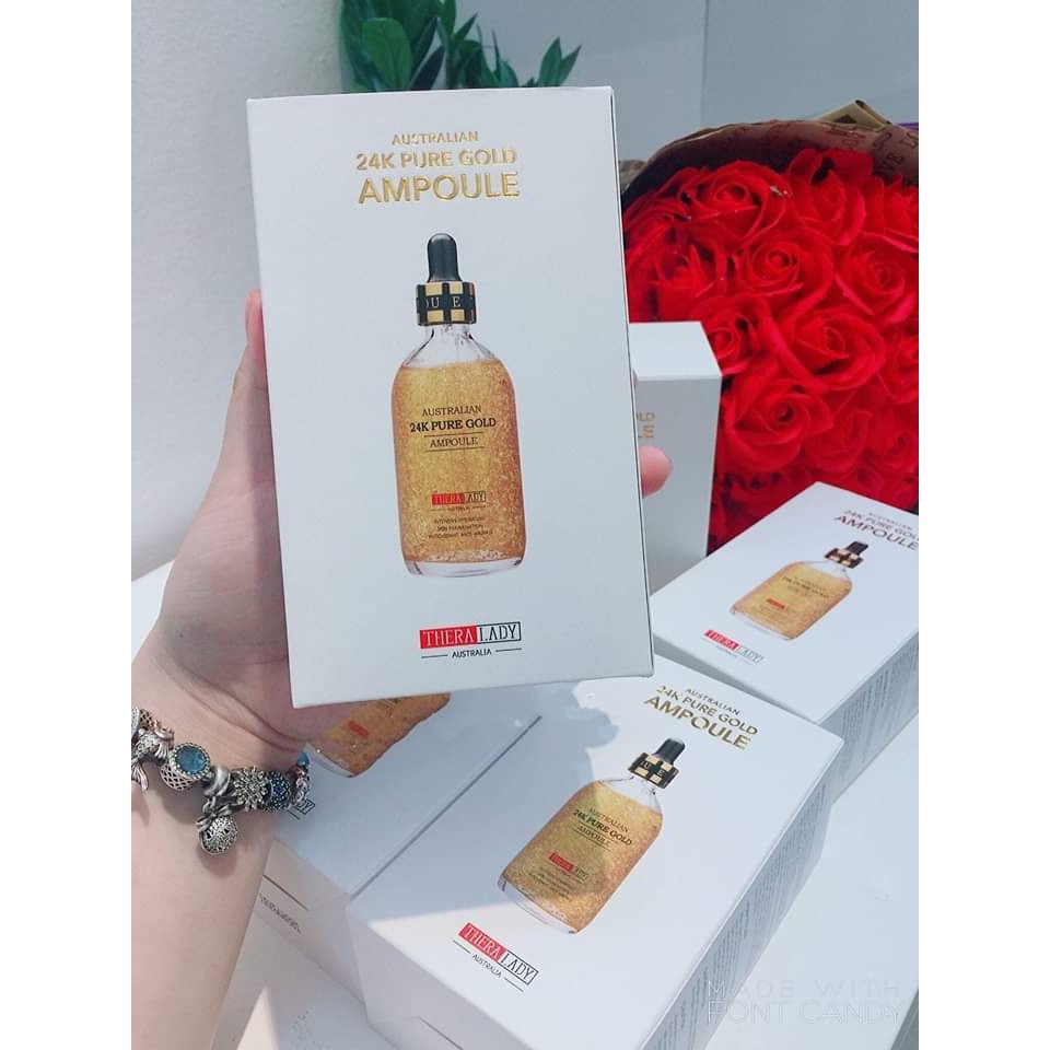 Serum vàng 24k Úc Australian 24k Pure Gold Ampoule 100ml