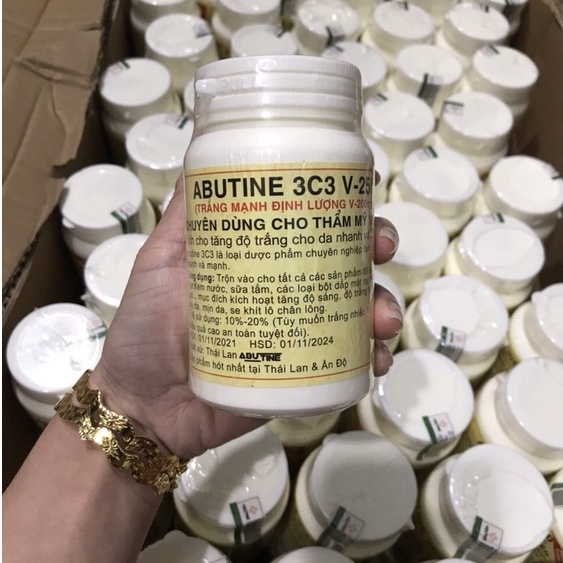 Kích trắng Abutine 3c3 V-250, có tem cào check mã