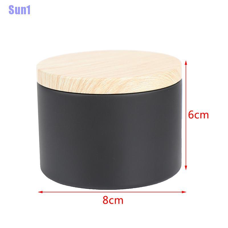1 Hộp Đựng Nến / Mỹ Phẩm Bằng Gỗ