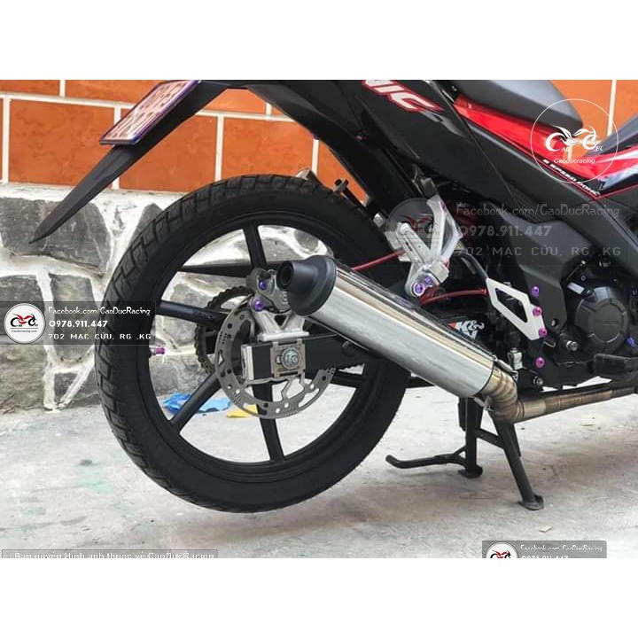 Lon Pô R8 mẫu CBR LẮP NHƯ ZIN CHO MỌI LOẠI XE