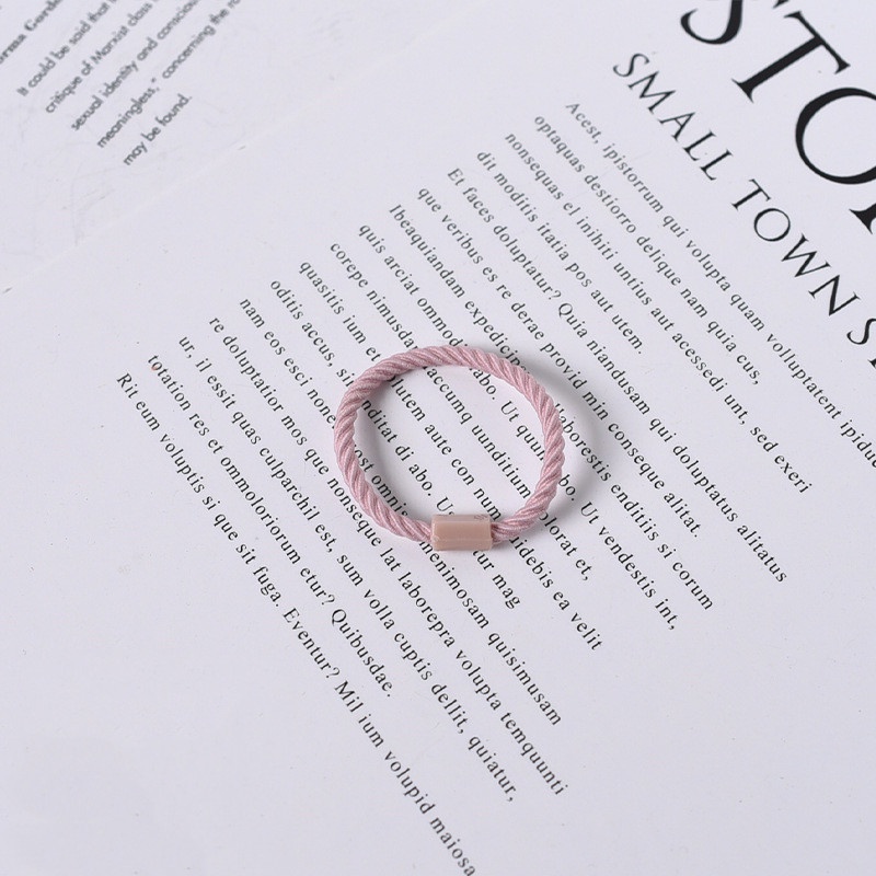 Dây Buộc Tóc Cao Su Co Giãn Họa Tiết Hoạt Hình Dễ Thương Cho Bé