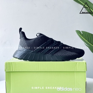 Giày Sneaker Adidas Chạy Bộ 🔴Hàng Chính Hãng🔴Giày Thể Thao Adidas Questar Flow Triple Black Simple Sneaker