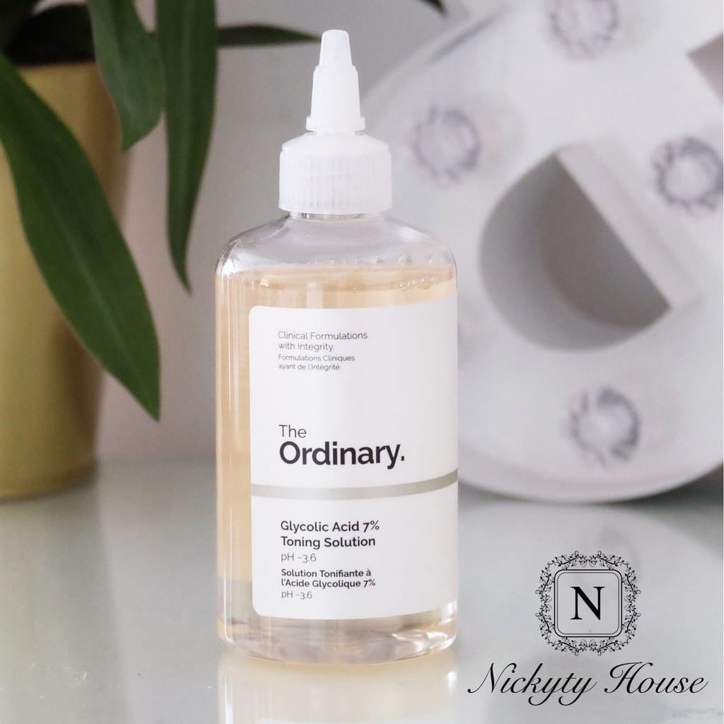 [HUỶ DIỆT] Toner tẩy da chết làm sạch Glycolic Acid 7% Toning Solution - The Ordinary [HUỶ DIỆT]