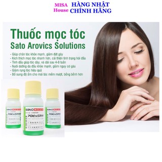 [Hàng Nhật chuẩn]   Mọc Tóc Rụng Tóc Tinh Chất Thảo Dược Kích Thích Mọc Tóc Trị Rụng Tóc Hói Sato Arovics Nhật Bản