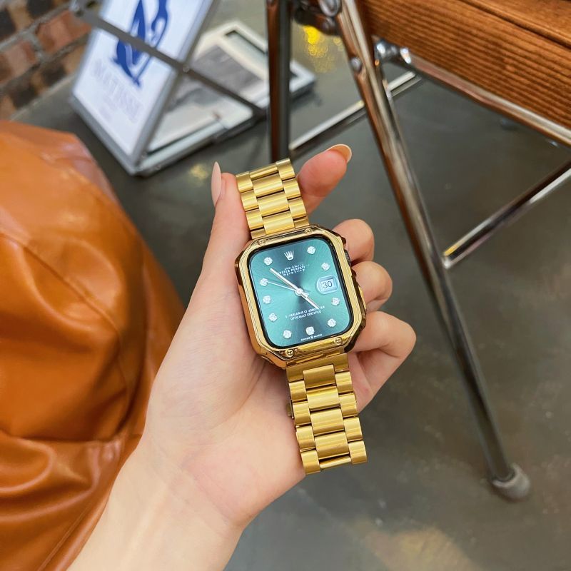 Dây Đeo Thay Thế Bằng Thép Không Gỉ Mềm Cho Đồng Hồ Thông Minh Apple Watch Series 8 7 6 5 4 3 SE S8 Ultra 38mm 41 42 44mm 49mm 45mm