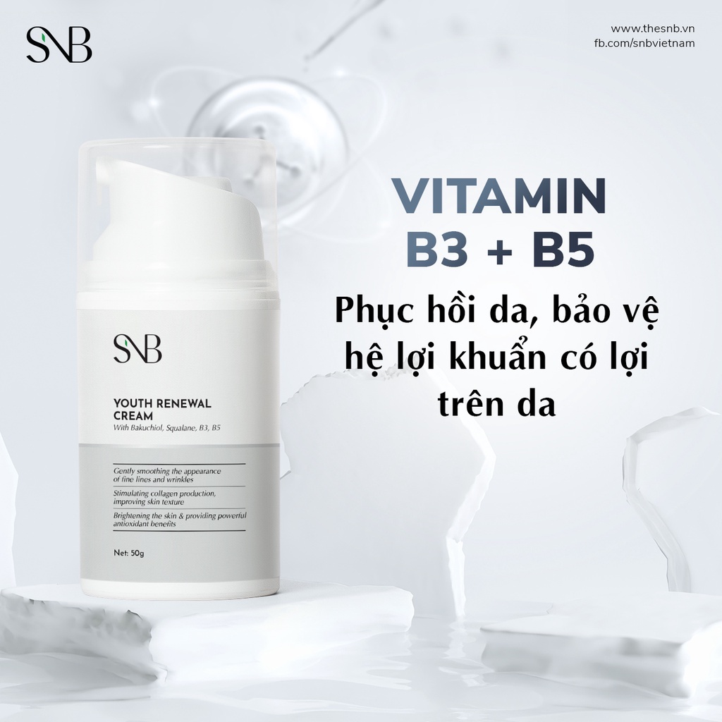 Kem Dưỡng Trẻ Hóa Da SNB YOUTH RENEWAL CREAM