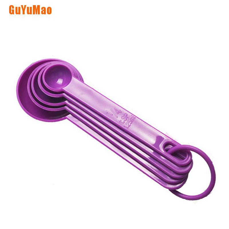 [GUYU] 5 Dụng Cụ Nấu Nướng Bánh Muỗng Đo Nhựa Có Cân HOO
