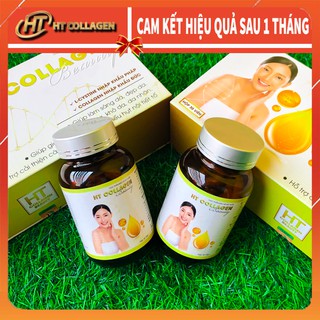 Combo 2 hộp viên uống trắng da glutathione ht collagen