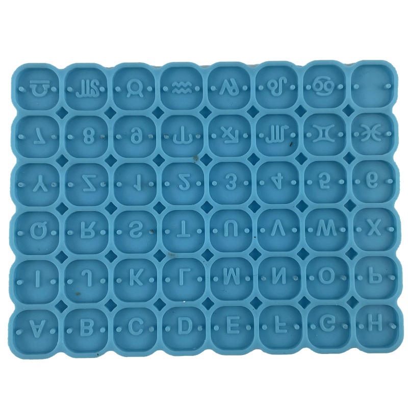 Bộ 5 Khuôn Silicone Làm Bông Tai Handmade Hình Bướm / Chữ Cái / Chữ Số