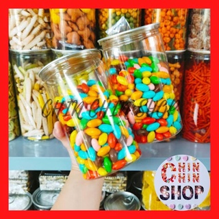 Kẹo nhộng socola lon 450g chin chin shop, giòn tan, ngọt ngào vị socola .