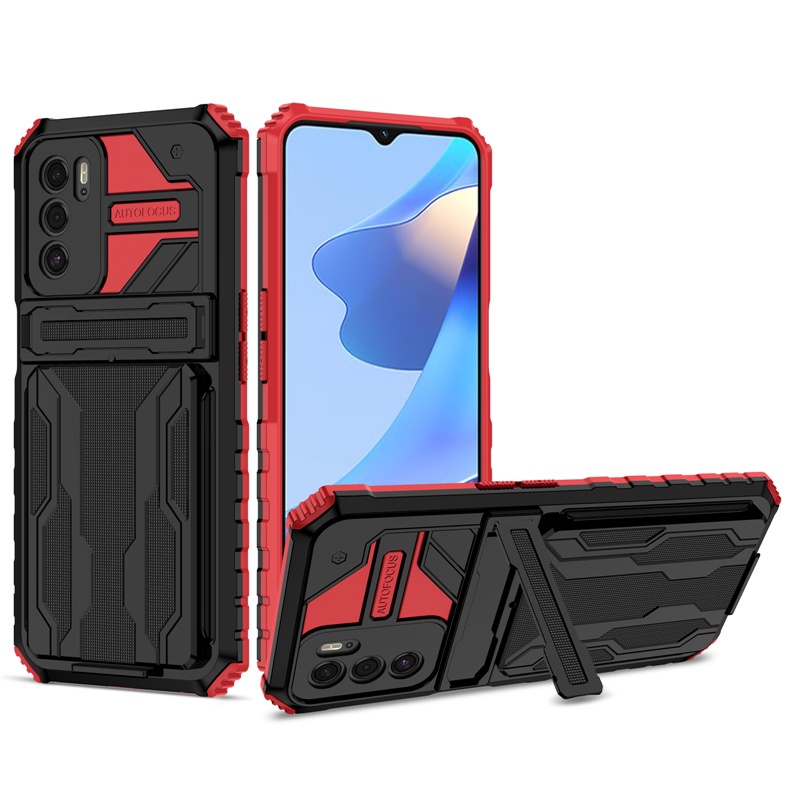 Ốp Điện Thoại Dạng Ví Chống Sốc Có Giá Đỡ Cho Xiaomi Redmi 10 9T 9 9A 9C 9i 9AT 9 10 Prime
