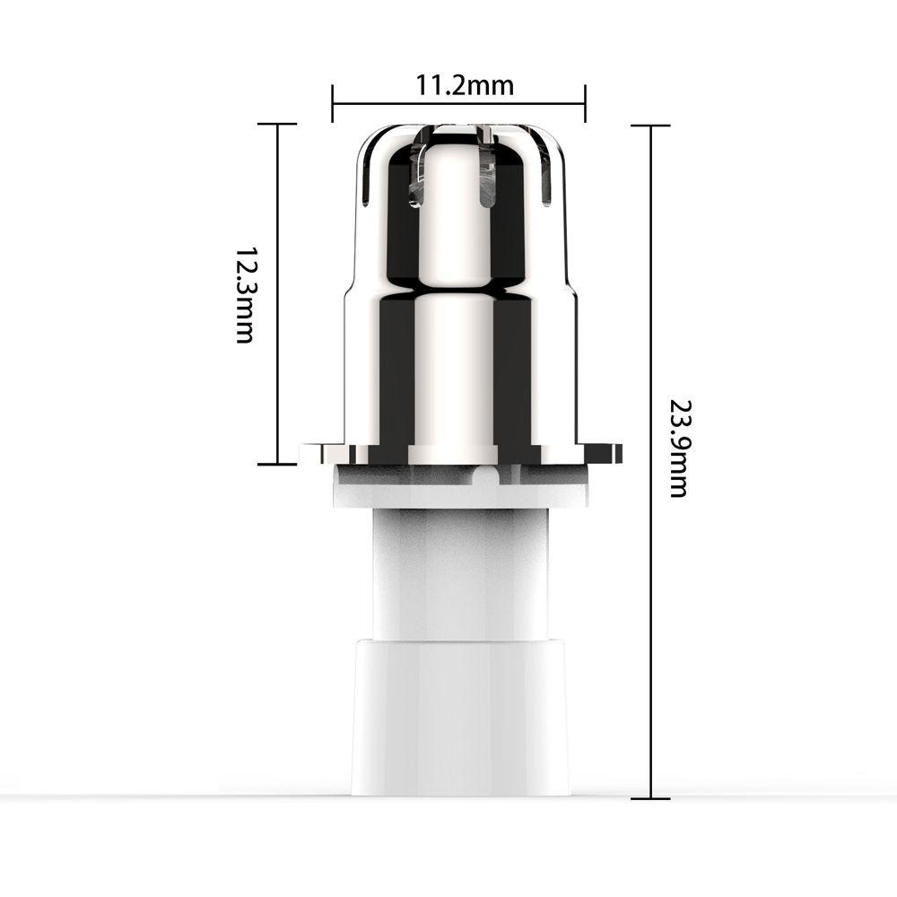 Dụng Cụ Cắt Tỉa Lông Mũi JARRED|Đầu Dao Cạo Lông Mày 3 Trong 1 Bằng Thép Không Gỉ Thay Thế Tiện