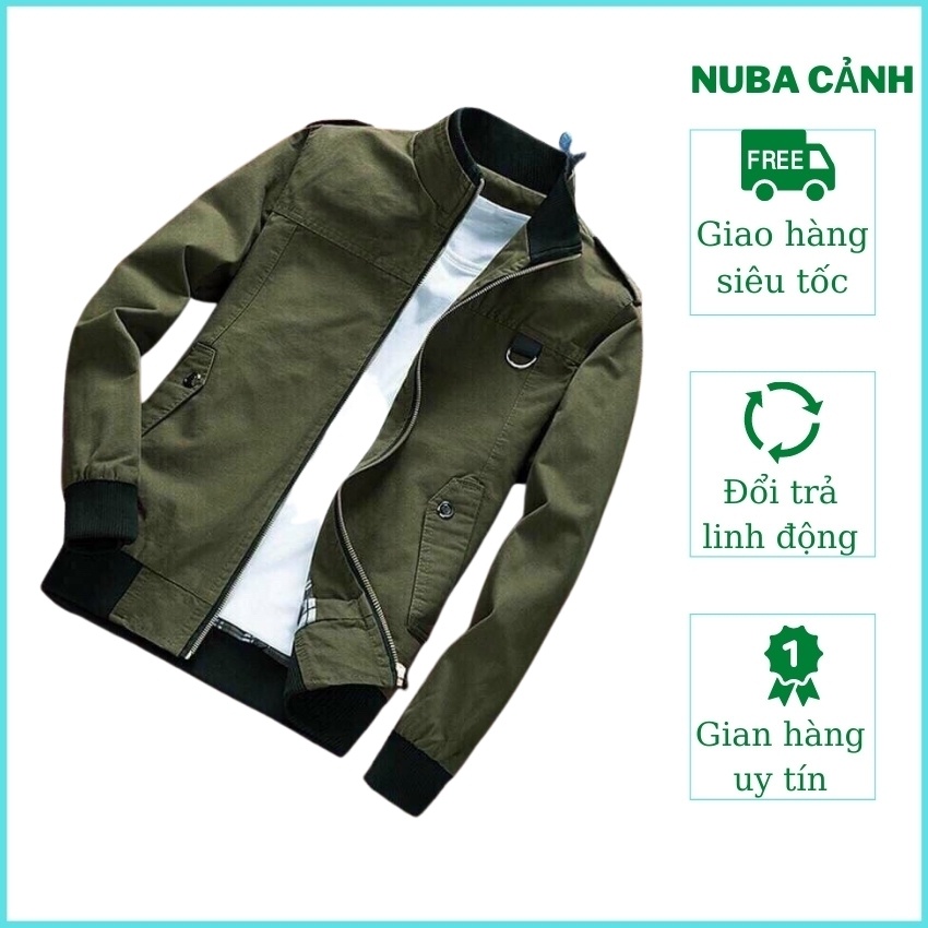 Áo khoác kaki nam cao cấp phong cách hàn quốc 01